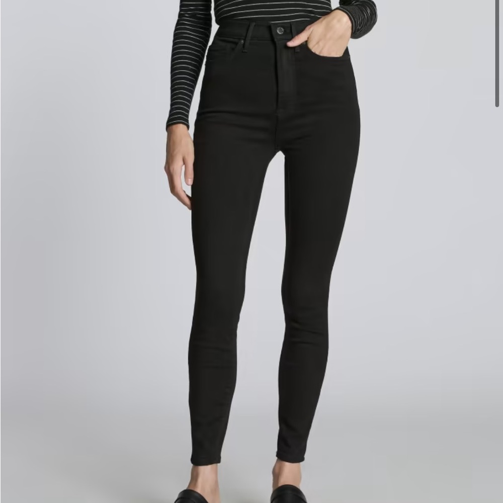 Everlane way high skinny Jean black